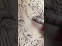 【堕天使Hum】 | 【イラスト】(アオのハコ )鹿野千夏Part２　描き方！簡単なイラストの描き方！イラストメイキングDrawing　Blue Box Art