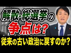 解散総選挙 争点は何なのか 自民党 過半数で従来の古い政治が復活？玉木雄一郎が解説